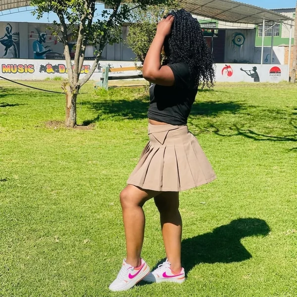 Pleated Tennis Skirt and Graphic Tee