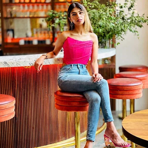 Hot Pink Ruched Corset Tube Top