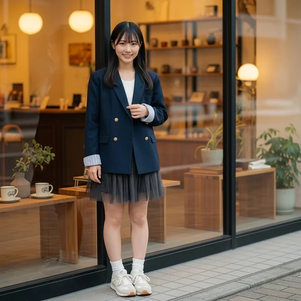 Tailored Blazer and Mini Tulle Skirt Styling
