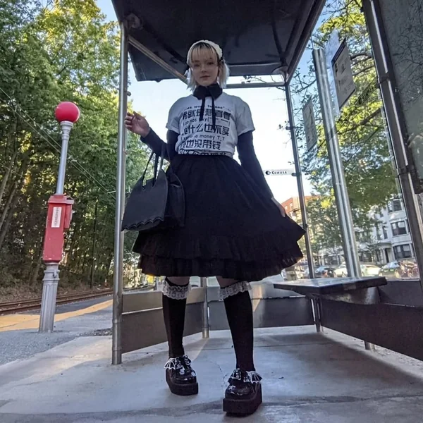Layered Gothic Lolita Tulle