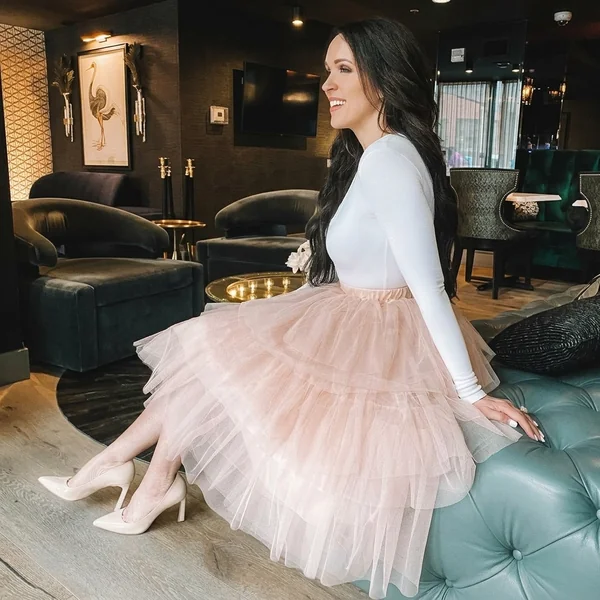 Tiered Blush Tulle Skirt Styling