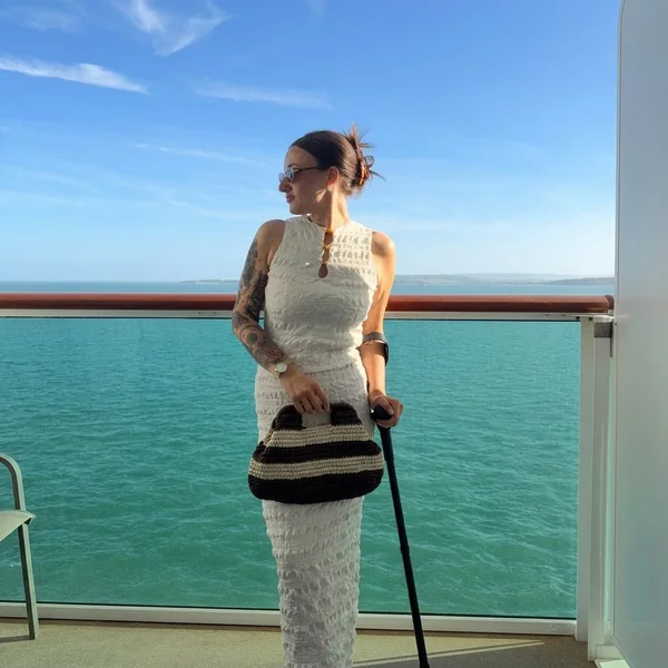 White Shired Cruise Dress