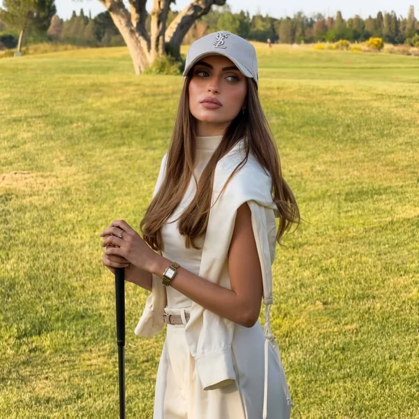 Chic All-White Golf Ensemble