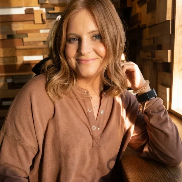 Mauve-Brown Dropped-Shoulder Henley