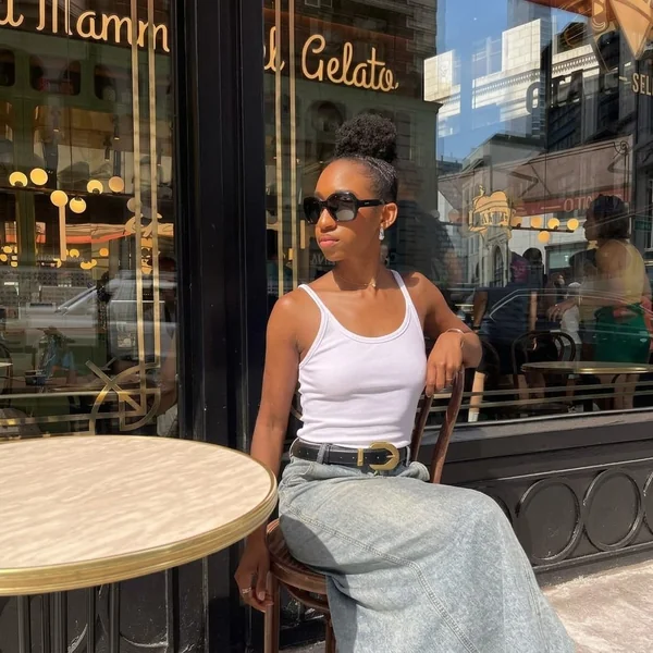 Denim Maxi Skirt Pairing
