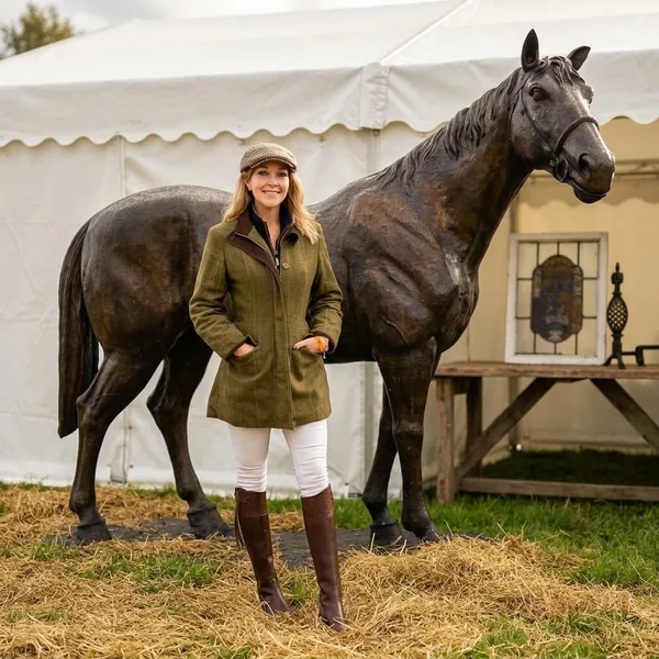 Olive Tweed Equestrian Jacket