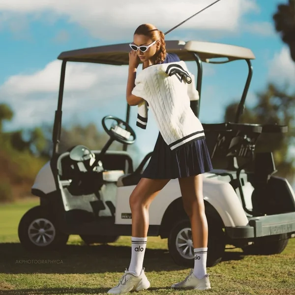 Preppy Cable-Knit and Pleated Skort Set