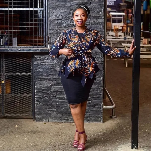 Peplum Ankara Wrap