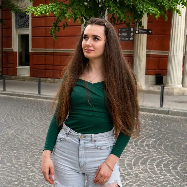 Emerald Cross-Neck Long Sleeve