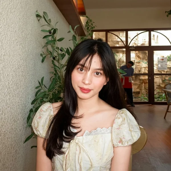 Floral Milkmaid Puff-Sleeve Top
