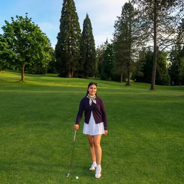 Preppy Cardigan and Skort Combo