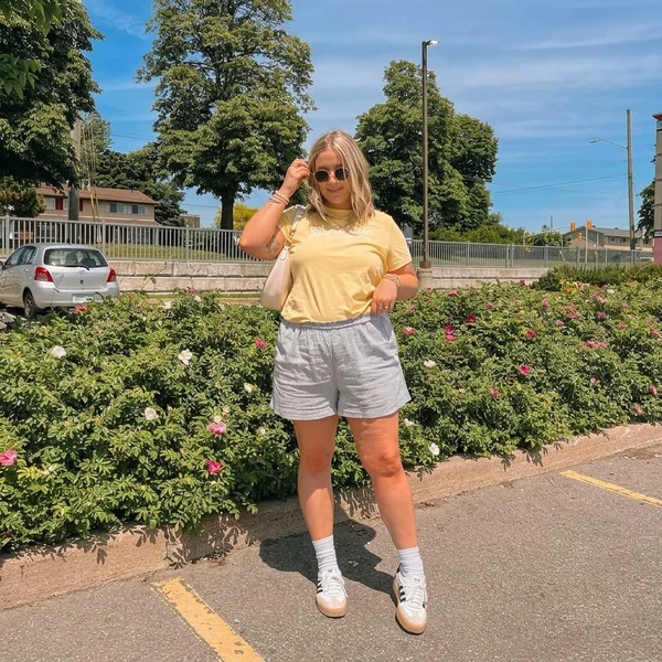 Graphic Tee & Seersucker Shorts