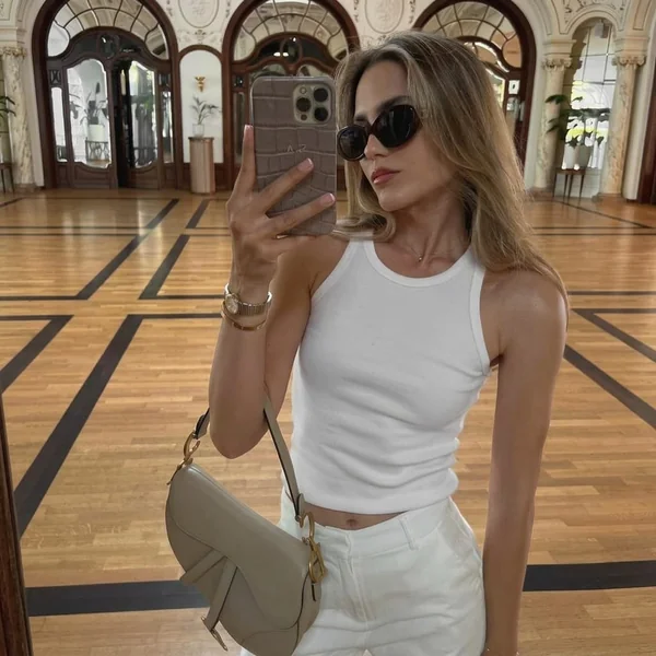 Chic All-White Monochrome Styling