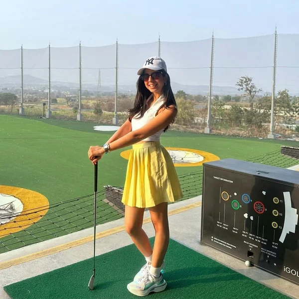 Vibrant Pastel Pleated Skort Set