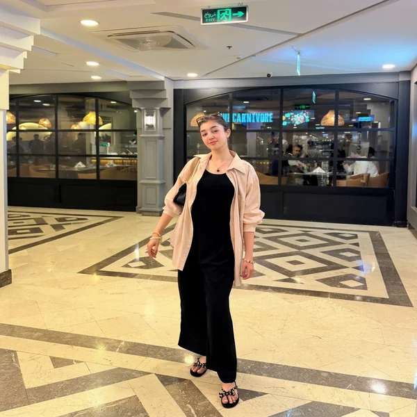 Layered Scoop-Neck Wide-Leg Jumpsuit