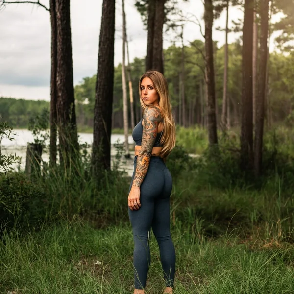 Charcoal Set & Matching Crop Top