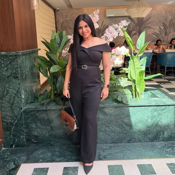 Off-The-Shoulder Black Tailored Jumpsuit