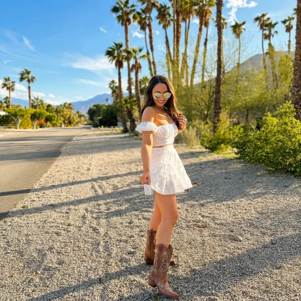 White Eyelet Two-Piece Set