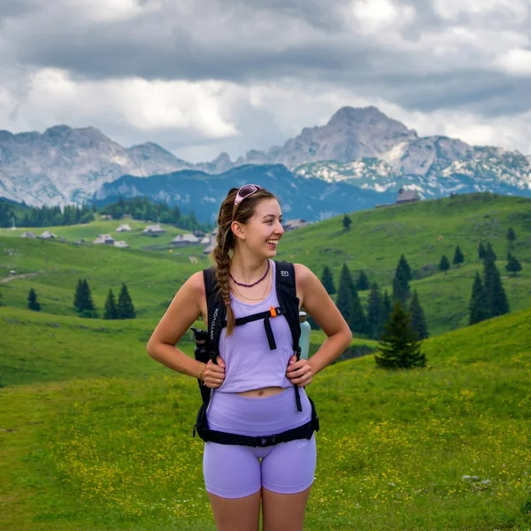 Lilac Athletic Tank & Bike Shorts Set