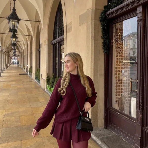 Pop of Bold Burgundy