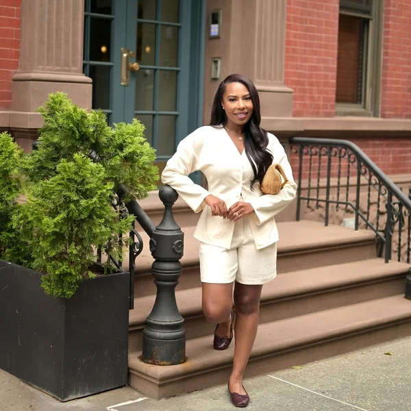 Cream Short Suit Co-Ord