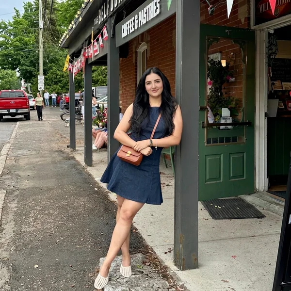 Dark Denim A-Line Mini Dress
