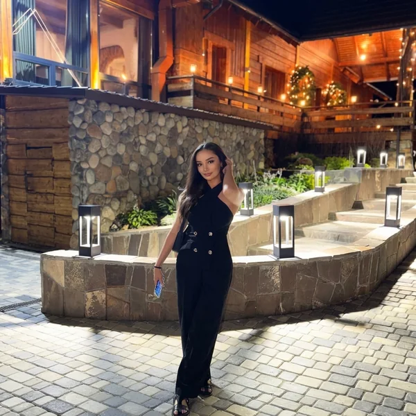 Double-Breasted Sleeveless Tailored Jumpsuit