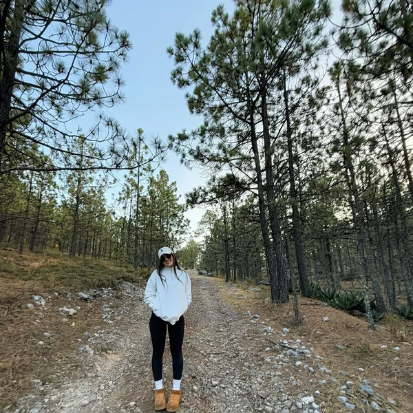 Off-White Half-Zip Sweatshirt & Leggings