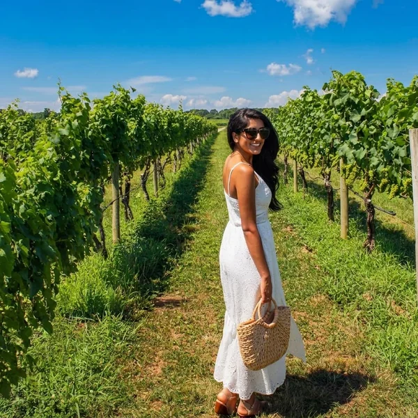 White Eyelet Maxi Sundress