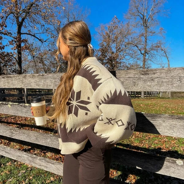 Fair Isle Oversized Sweater